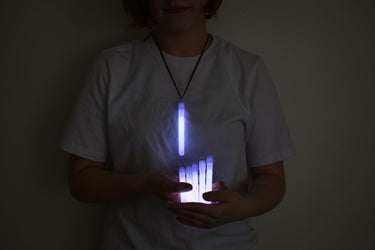 4 inch 10mm White Glow Sticks- 50 Per Package